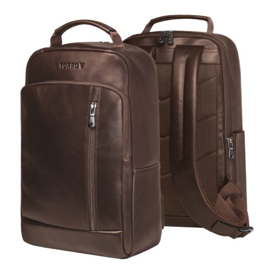 Leather Backpack - Dark Brown