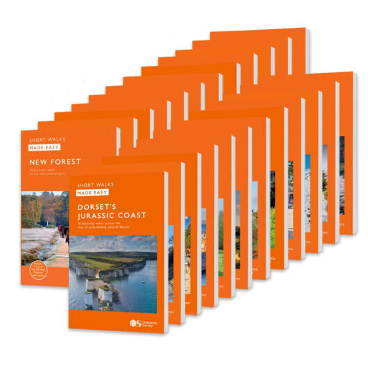 Ordnance Survey The Complete Set of Short Walks Made Easy Guidebooks - England