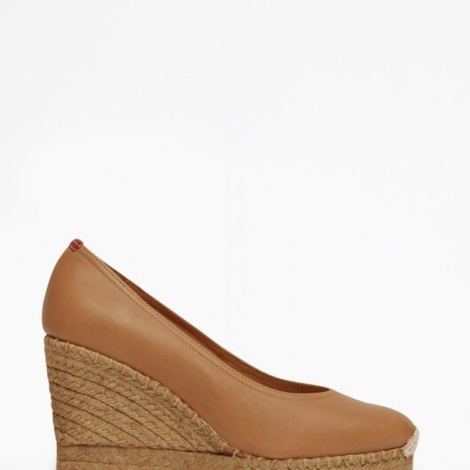 Scoop Leather Espadrille