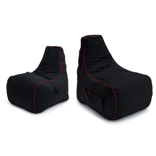 Gaming Bean Bag Chairs Kids Mini & Adult Gamer Beanbags - Electric Crimson