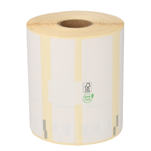 12x Dymo S0947410 compatible labels, 28mm x 89mm, 1050 labels, white, permanent
