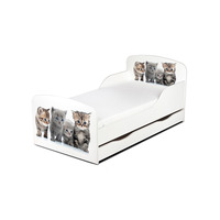 Bedding & Beyond Kitten Toddler Bed with Underbed Storage