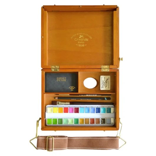Charvin Travel Watercolour Paint Box