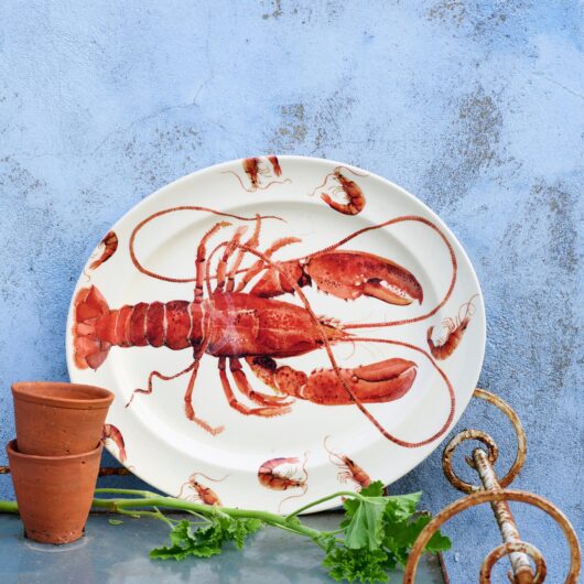 Emma Bridgewater Seconds Lobster Large Oval Platter Earthenware