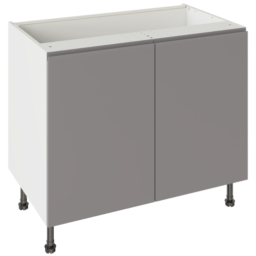 Flatpack Base Unit J-pull Ultra Matt Dust Grey 1000mm - FKKJ0808