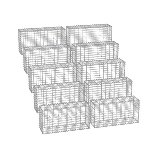 Gabion Stone Wire 100 x 50 x 30 cm, 10