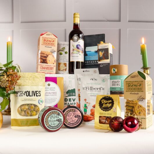 Gluten Free Merry Christmas Hamper - Wicker Hamper
