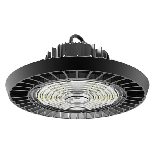 Phoebe LED High Bay 100W Dimmable Keto IP65 Cool White 90° Black IK10