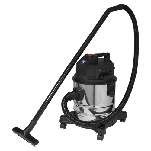 Sealey Vacuum Cleaner (Low Noise) Wet & Dry 20L 1000W/230V